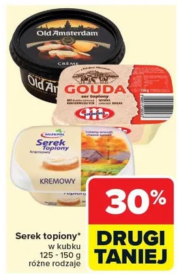 Serek topiony w kubku różne rodzaje promocja w Carrefour