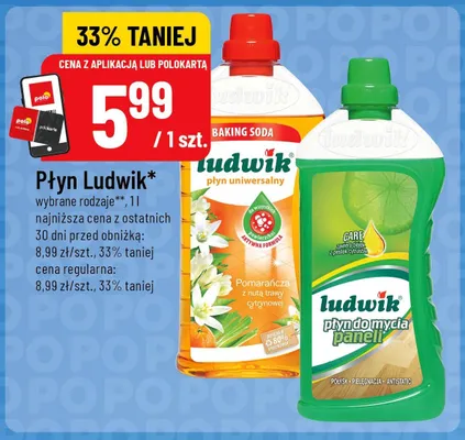 Płyn uniwersalny Ludwik Pomarańcza promocja w POLOmarket