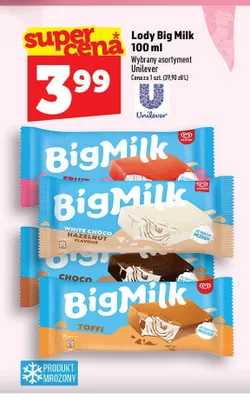 Lody Big Milk Choco promocja w TOPAZ