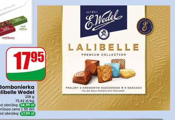 Bombonierka Lalibelle E.Wedel promocja w Dino