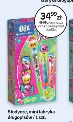 Słodycze mini fabryka długopisów promocja w Empik
