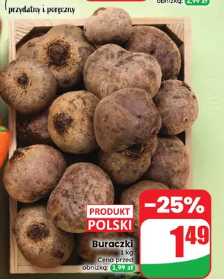 Buraczki polskie promocja w Dino