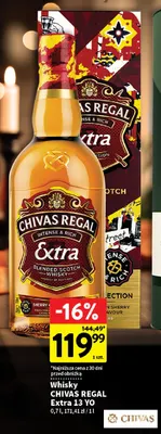 Whisky Chivas Regal Extra 13 YO promocja w Intermarche