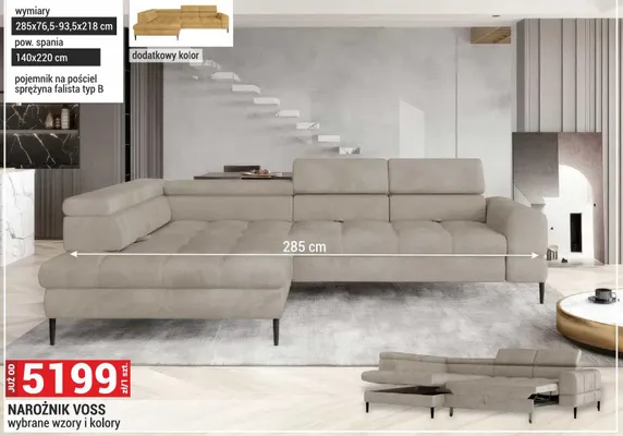 Narożnik Voss promocja w Merkury Market