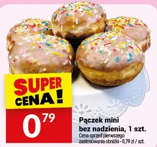 Pączek mini bez nadzienia promocja w Twój Market