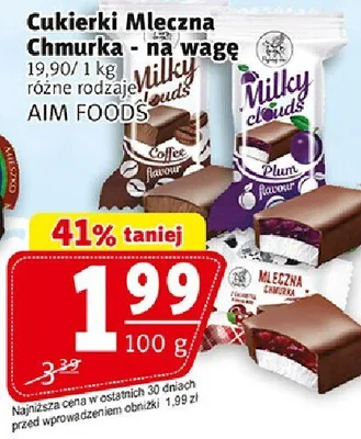 Cukierki Mleczna Chmurka - na wagę promocja w Prim Market