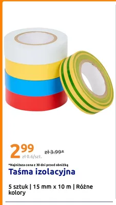 Taśma izolacyjna 5-pak promocja w Action