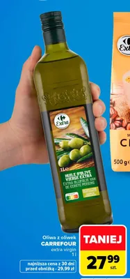 Oliwa z oliwek Carrefour Extra extra virgin promocja w Carrefour Market
