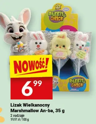 Lizak wielkanocny Marshmallow An-ba promocja w Twój Market