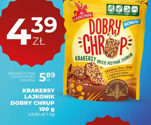 Krakersy dobry chrup promocja w Duży Ben