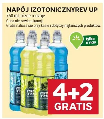 Napój izotoniczny Rev Up promocja w Stokrotka