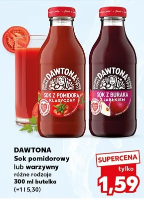 Sok pomidorowy lub warzywny różne rodzaje promocja w Kaufland