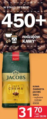 Kawa ziarnista Jacobs 500 g promocja w Selgros