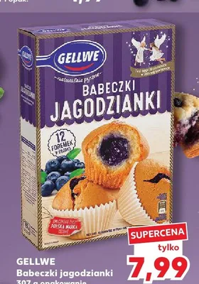 Babeczki jagodzianki Gellwe promocja w Kaufland