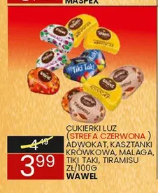 Cukierki Tiramisu Wawel promocja w Wafelek
