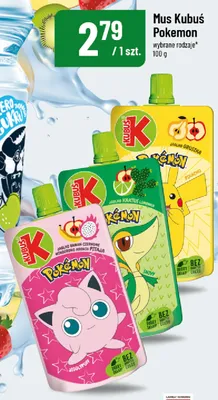 Mus Kubuś Pokemon Pikachu jabłko gruszka promocja w POLOmarket