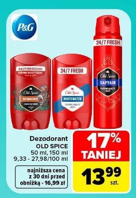 Dezodorant w sztyfcie Old Spice Bearglove promocja w Carrefour