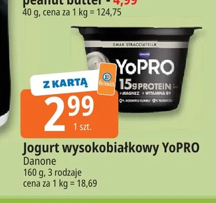 Jogurt wysokobiałkowy YoPRO Danone promocja w Leclerc