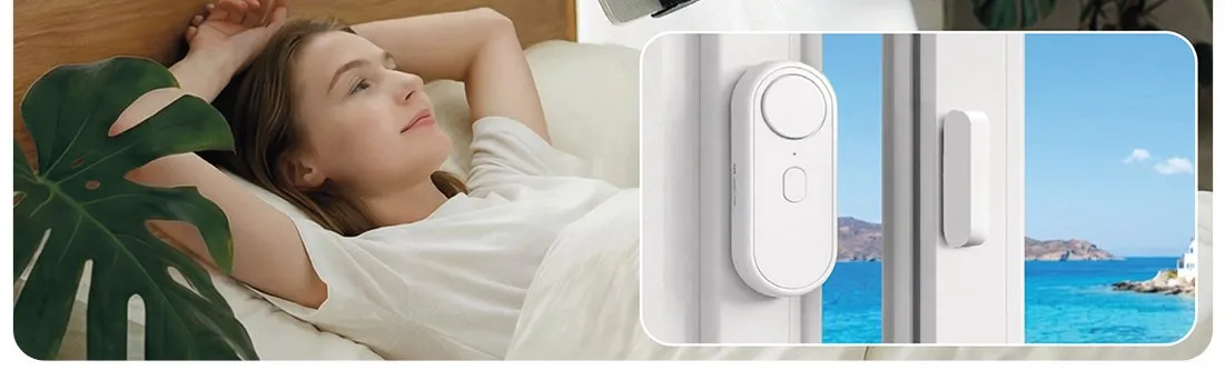 Alarm do drzwi i okien Forever promocja w Biedronka