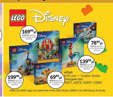 Klocki LEGO Disney promocja w Dzień Dziecka