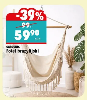 Fotel brazylijski promocja w Biedronka