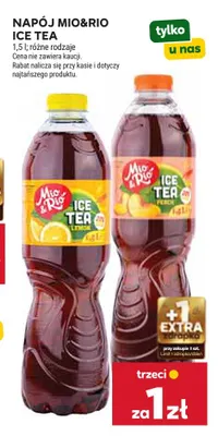 Napój Mio & Rio Ice Tea Peach promocja w Stokrotka