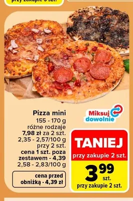 Pizza mini promocja w Carrefour