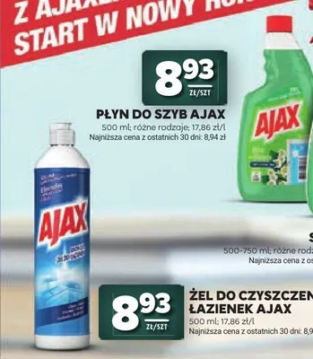 Płyn do szyb Ajax promocja w Stokrotka