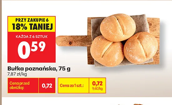 Bułka poznańska promocja w Biedronka