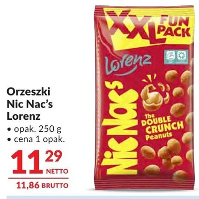 Orzeszki Nic Nac's Lorenz promocja w Makro