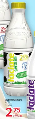 Mleko świeże Łaciate 2% promocja w Selgros