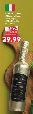 Oliwa z oliwek extra virgin Costa d'Oro promocja w Kaufland