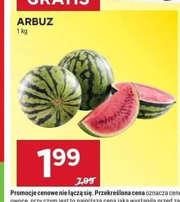 Arbuz promocja w Stokrotka