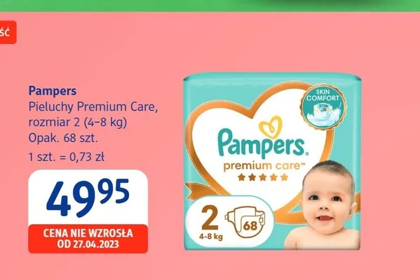 Pieluchy Pampers Premium Care rozmiar 2 promocja w Drogerie DM
