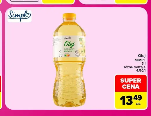 Olej Simpl promocja w Carrefour