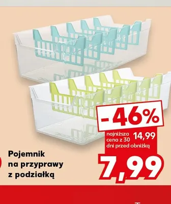 Pojemnik na przyprawy z podziałką promocja w Kaufland