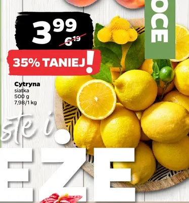 Cytryny promocja w Netto