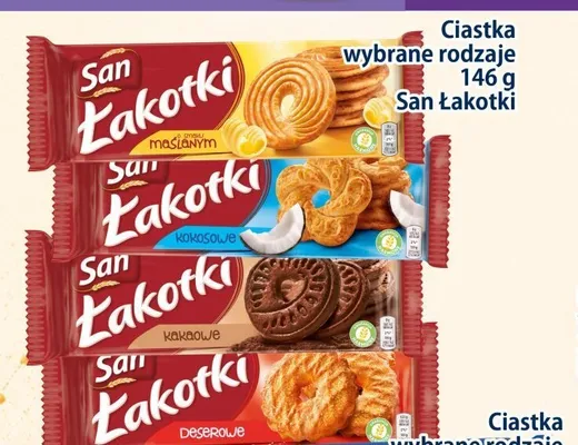 Ciastka San Łakotki deserowe promocja w Kupiec
