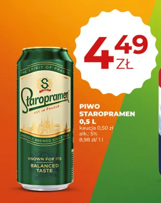 Piwo Staropramen promocja w Duży Ben