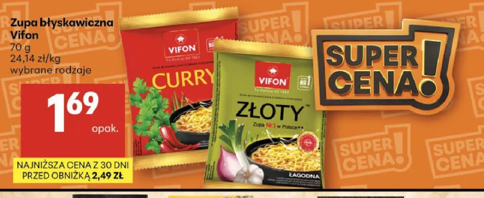 Zupa błyskawiczna Vifon promocja w Delikatesy Centrum