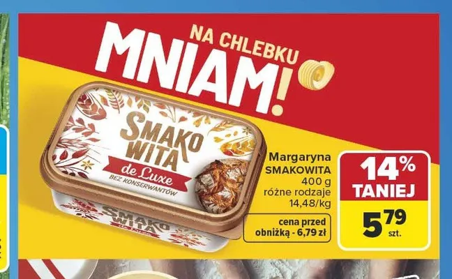 Margaryna Smakowita de Luxe promocja w Carrefour