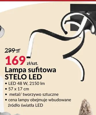 Lampa sufitowa Stelo LED promocja w Salony Agata