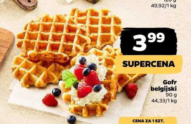 Gofr belgijski promocja w Netto