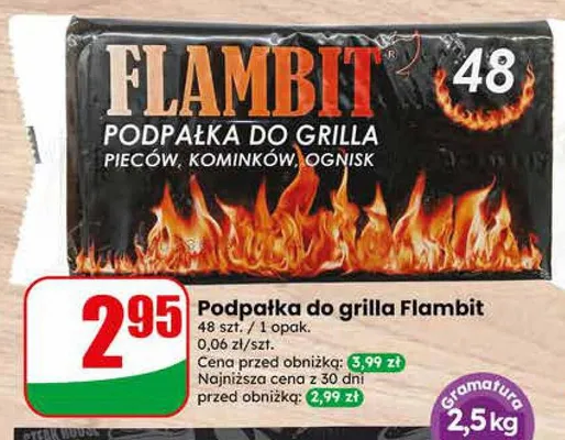 Podpałka do grilla Flambit promocja w Dino
