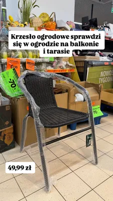 Krzesło ogrodowe Biedronka promocja w Biedronka
