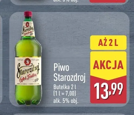 Piwo Starozdroj promocja w Aldi