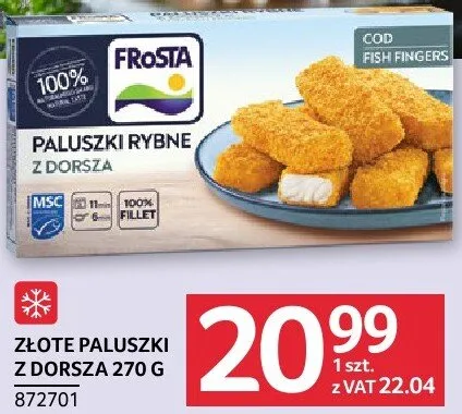 Złote paluszki z dorsza promocja w Selgros
