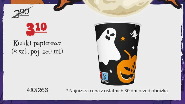 Kubki papierowe 8-pak 250 ml promocja w MR. DIY