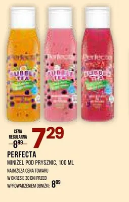 Miniżel pod prysznic PERFECTA promocja w Drogerie Natura
