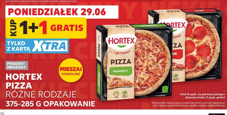 Pizza Margherita Hortex promocja w Kaufland